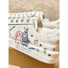 Golden Goose Summer Soft Calf Printed Casual Shoes For Women 