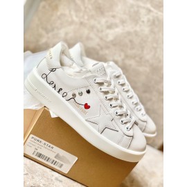 Golden Goose Summer Cute Printed Soft Calf Casual Shoes For Women 