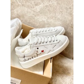 Golden Goose Summer Cute Printed Soft Calf Casual Shoes For Women 