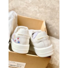 Golden Goose Summer Cute Printed Soft Calf Casual Shoes For Women 