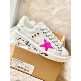 Golden Goose Summer New Printed Soft Calf Casual Shoes For Women 