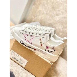 Golden Goose Summer New Printed Soft Calf Casual Shoes For Women 