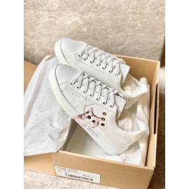 Golden Goose Summer Printed Soft Calf Leather Casual Shoes For Women 