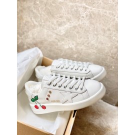 Golden Goose Summer Printed Soft Calf Leather Casual Shoes For Women 