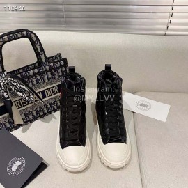 Golden Goose Winter Thick Bottom Lamb Wool Waterproof Boots For Women Black