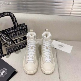 Golden Goose Winter Thick Bottom Lamb Wool Waterproof Boots For Women White