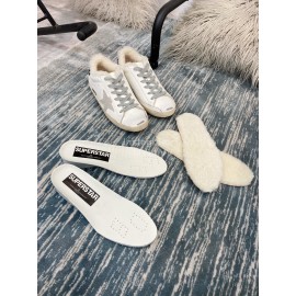 Golden Goose Winter New Wool Calf Leather Casual Shoes For Women 
