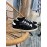 Golden Goose Winter New Lamb Wool Black Calf Leather Casual Shoes For Women 