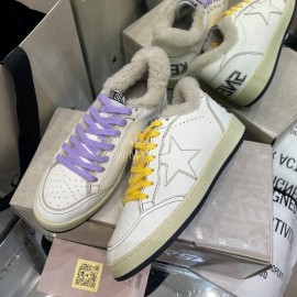 Golden Goose Deluxe Brand Wool Lace Up Sneakers For Men And Women