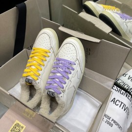 Golden Goose Deluxe Brand Wool Lace Up Sneakers For Men And Women