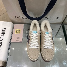 Golden Goose Deluxe Brand Wool Sneakers For Men And Women Beige