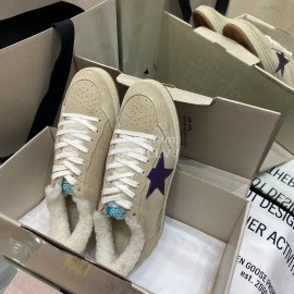 Golden Goose Deluxe Brand Wool Sneakers For Men And Women Beige
