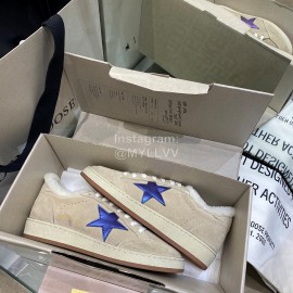 Golden Goose Deluxe Brand Wool Sneakers For Men And Women Beige