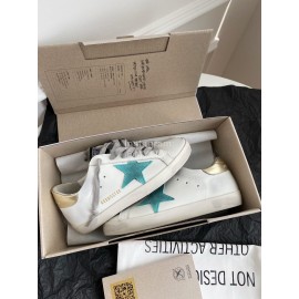 Golden Gse Deluxe Brand Superstar Casual Sneakers For Men And Women Blue