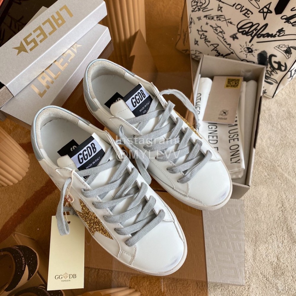 Golden Gse Deluxe Brand Superstar Casual Sneakers For Men And Women Silver