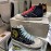 Golden Gse Deluxe Brand Superstar Wool High Top Sneakers For Men And Women Black