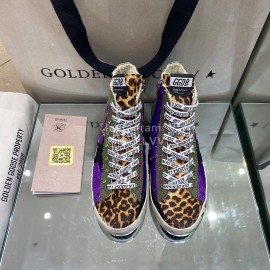 Golden Gse Deluxe Brand Superstar Wool High Top Sneakers For Men And Women Gray