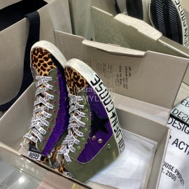 Golden Gse Deluxe Brand Superstar Wool High Top Sneakers For Men And Women Gray