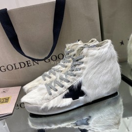 Golden Gse Deluxe Brand Superstar Wool High Top Sneakers For Men And Women 