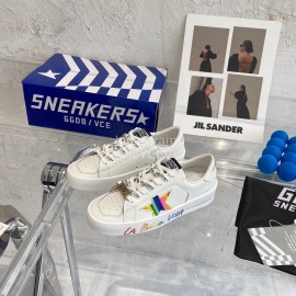 Golden Goose Cowhide Casual Sneakers For Women