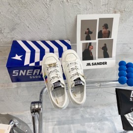 Golden Goose Cowhide Casual Sneakers For Women