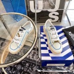 Golden Goose Cowhide Casual Sneakers Blue For Women