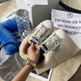 Golden Goose Fashion Wool Shoes For Women White