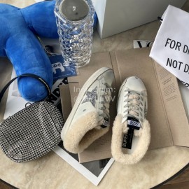 Golden Goose Fashion Wool Shoes For Women White