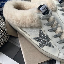 Golden Goose Fashion Wool Shoes For Women White