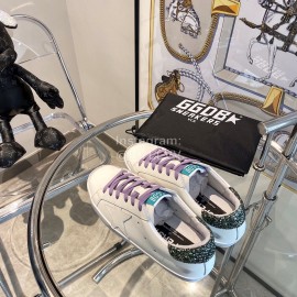 Golden Goose Fashion Bling Bling Sneakers For Women Purple