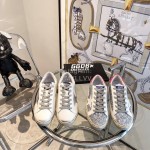 Golden Goose Fashion Bling Bling Sneakers For Women Gray