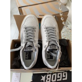 Golden Goose Ballstar Cowhide Casual Sneakers For Men And Women Gray