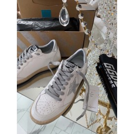 Golden Goose Ballstar Cowhide Casual Sneakers For Men And Women Gray