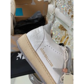 Golden Goose Ballstar Cowhide Casual Sneakers For Men And Women Gray