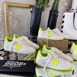 Golden Goose Ballstar Cowhide Casual Sneakers For Men And Women Yellow