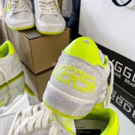 Golden Goose Ballstar Cowhide Casual Sneakers For Men And Women Yellow