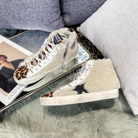 Golden Gse Deluxe Brand Superstar Wool Cowhide High Top Sneakers For Men And Women 