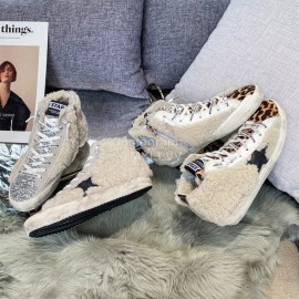 Golden Gse Deluxe Brand Superstar Wool Cowhide High Top Sneakers For Men And Women 