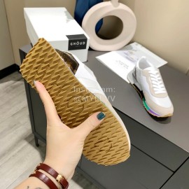Ghoud Fashion Calf Mesh Casual Sneakers For Women White
