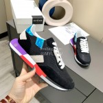 Ghoud Fashion Calf Mesh Casual Sneakers For Women Black