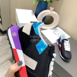 Ghoud Fashion Calf Mesh Casual Sneakers For Women Black