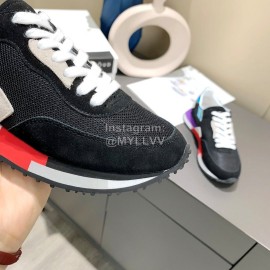 Ghoud Fashion Calf Mesh Casual Sneakers For Women Black