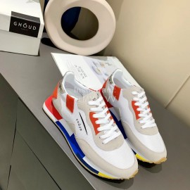 Ghoud Fashion Calf Mesh Casual Sneakers For Women Red