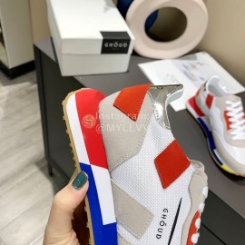 Ghoud Fashion Calf Mesh Casual Sneakers For Women Red