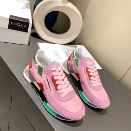 Ghoud Fashion Calf Mesh Casual Sneakers For Women Pink