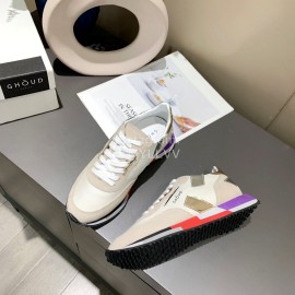 Ghoud Fashion Calf Mesh Casual Sneakers For Women Beige