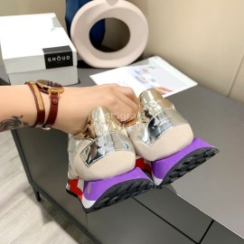 Ghoud Fashion Calf Mesh Casual Sneakers For Women Beige