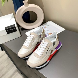 Ghoud Fashion Calf Mesh Casual Sneakers For Women Beige