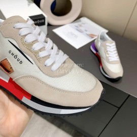 Ghoud Fashion Calf Mesh Casual Sneakers For Women Beige