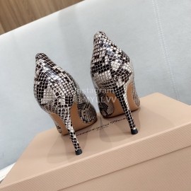 Gianvito Rossi Fashion Embossed Leather Pointed High Heels For Women
